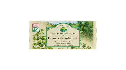 Herbária filterezett orvosi citromfű levél 25 filter 25 g