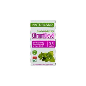 Naturland citromfűlevél gyógynövénytea 25 filter 25 g