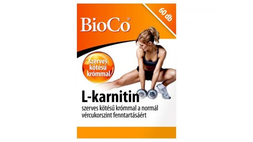 BioCo L-karnitin szerves krómmal kapszula 60 x 0,572 g (34,32 g)