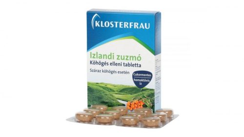 Klosterfrau Izlandi zuzmó tabletta köhögés ellen 24x