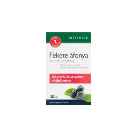   Interherb Napi1 Fekete Áfonya Extraktum 250 mg étrend-kiegészítő kapszula 30 db 13,08 g