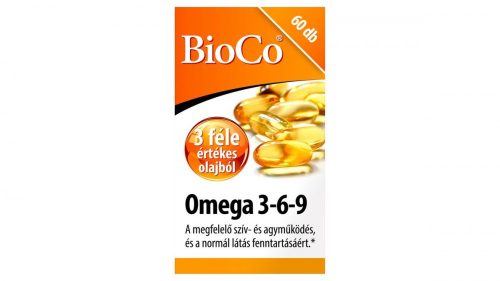 BioCo Omega 3-6-9 lágyzselatin kapszula 60 x 1,35 g (81 g)