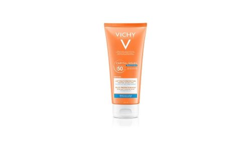 Vichy Capital Soleil Beach Protect Hidratáló naptej arcra és testre SPF50+ 300ml