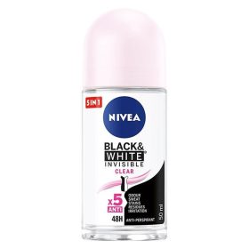   Nivea Black & White Invisible Clear izzadásgátló golyós dezodor 50ml