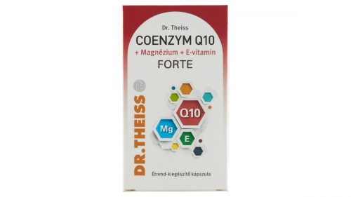 Dr.Theiss Coenzym Q10 Forte + Magnézium + E-vitamin étrend-kiegészítő kapszula 60 db 61 g
