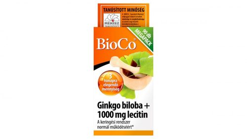 BioCo Ginkgo biloba+Lecitin Megapack lágyzselatin kapszula 90 x 1,77 g (159,3 g)