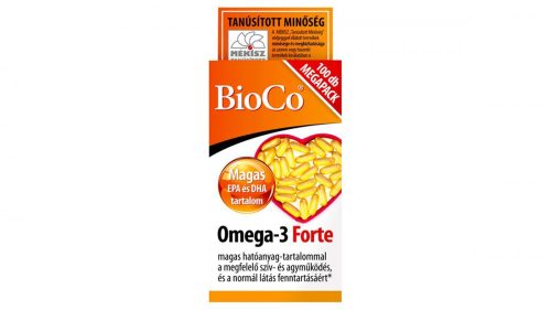 BioCo Omega-3 forte Megapack lágyzselatin kapszula 100 x 1,35 g (135 g)